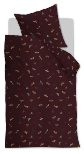 AHWM Bettwäsche Living World, Größe 155x220/80x80 cm, aubergine AHWM Bettwäsche Living World, Größe 155x220/80x80 cm, aubergine von Beddinghouse