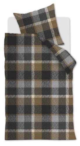 Beddinghouse Biber-Bettwäsche-Garnitur Marnix Farbe Grau Größe 135 x 200 cm + 1x 80 x 80 cm Beddinghouse Biber-Bettwäsche-Garnitur Marnix Farbe Grau Größe 135 x 200 cm + 1x 80 x 80 cm von Beddinghouse