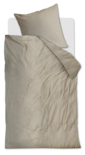 Beddinghouse Change bettwäsche-Set 2 TLG. - 135x200 - Sand - Mako-Satin Lyocell - mit Reißverschluss Beddinghouse Change bettwäsche-Set 2 TLG. - 135x200 - Sand - Mako-Satin Lyocell - mit Reißverschluss von Beddinghouse