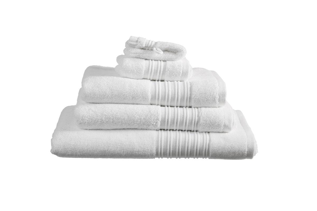 Beddinghouse Handtuch Sheer White 50X100 Set A 3 Weiß Baumwoll-Frottee, Baumwoll-Frottee von Beddinghouse