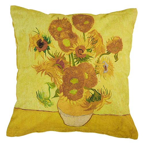 Beddinghouse Kissen Van Gogh | Sunflower Cushion Yellow - 45 x 45 cm von Beddinghouse