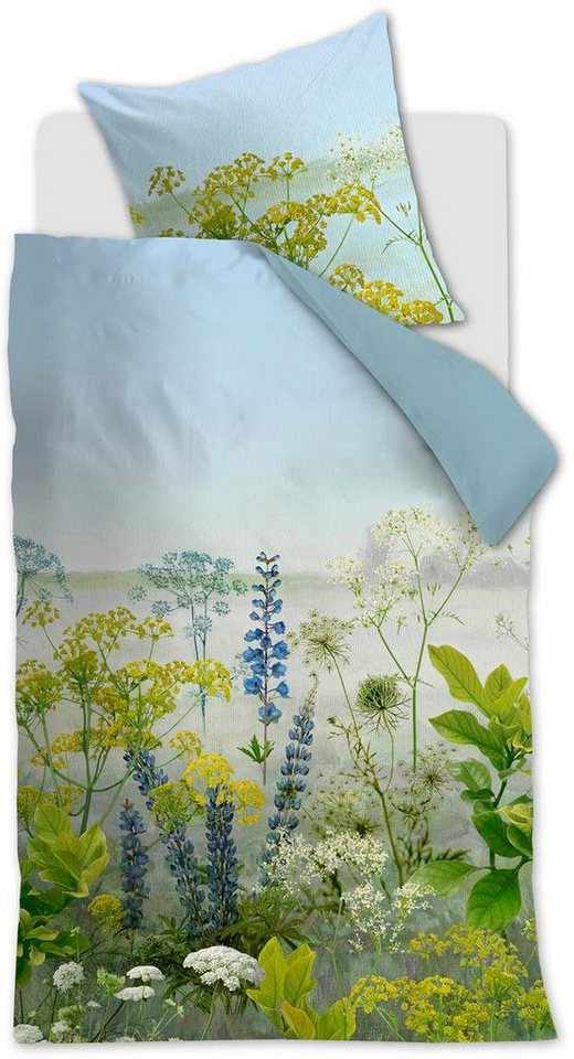 Bettwäsche WIldflowers, Beddinghouse, Mako-Satin, 2 teilig von Beddinghouse