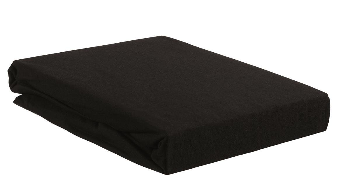 Beddinghouse Spannbettlaken Jersey Hl Black 120X200/210 Schwarz Jersey, Baumwo, Jersey, Baumwolle, Gummizug: rundum von Beddinghouse