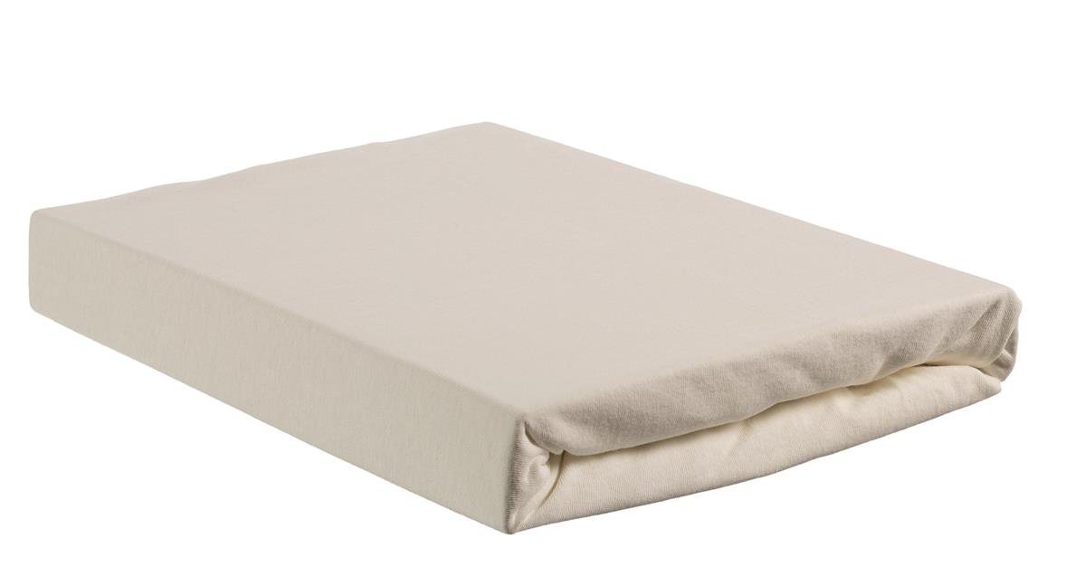 Beddinghouse Spannbettlaken Jersey Hl Off-White 120X200/210 Off-White Jersey, Jersey, Baumwolle, Gummizug: rundum von Beddinghouse