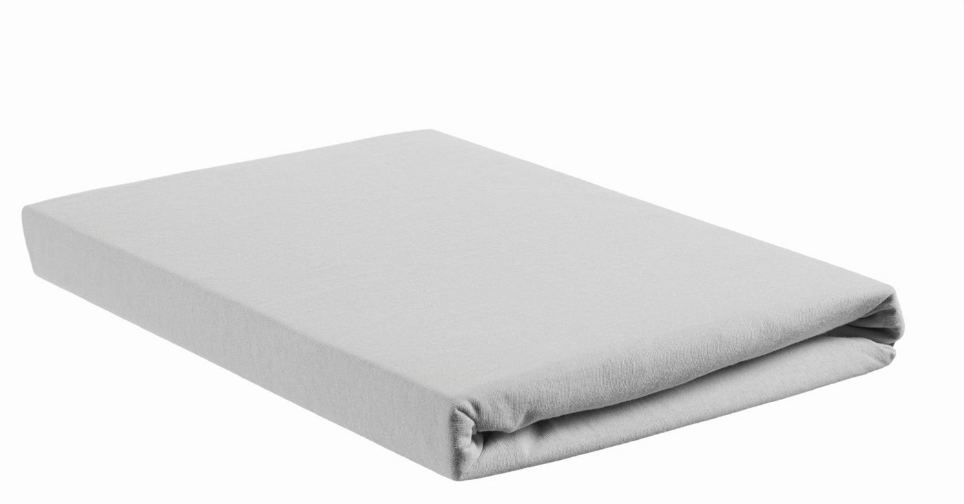 Beddinghouse Spannbettlaken Jersey Td Light Grey 70/80/90 X 200/210 Cm Hh: 10, Jersey, Baumwolle, Gummizug: rundum von Beddinghouse