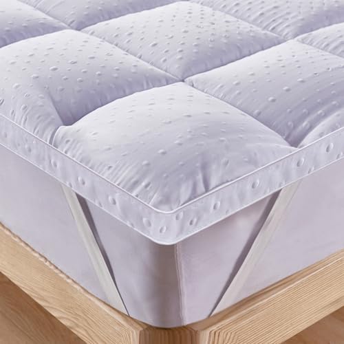 Bedecor Unterbett Matratzen Auflage Soft-Topper 160 x 190 cm, Microfibre Mattress Topper für Boxspringbetten von Bedecor