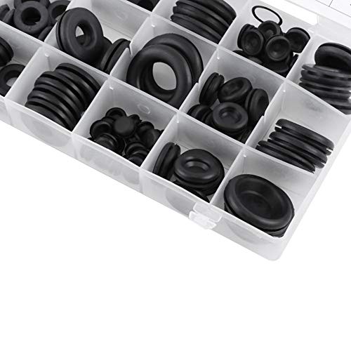 125pcs 18 Gr??en Gummit¨¹lle Firewall Lochstecker Set Elektrische Drahtdichtung Sortiment Kit f¨¹r Elektroger?te Box 125pcs 18 Gr??en Gummit¨¹lle Firewall Lochstecker Set Elektrische Drahtdichtung Sortiment Kit f¨¹r Elektroger?te Box von Bediffer