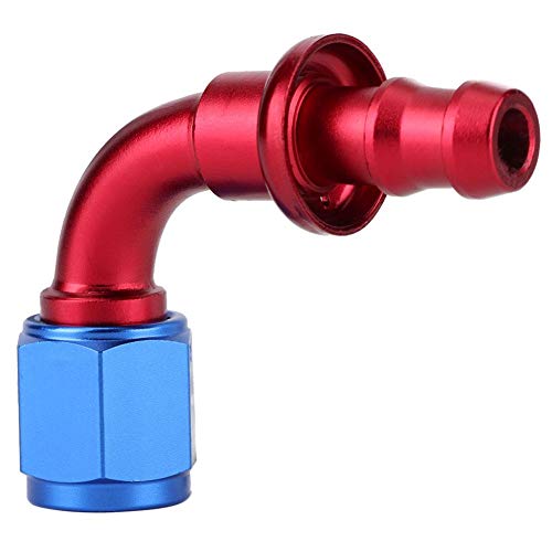 AN6 Straight Push On Twist Lock ?l Gas Kraftstoffleitung Schlauchende Au?enanschluss 45 90 180 Grad Optional(90¡ã), Fahrzeugumbau/Nachr¨¹stung/Performance,?nderung der Motorleistung von Bediffer