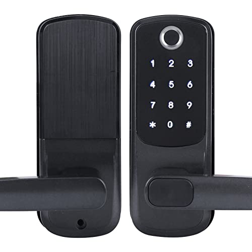 Biometrisches Fingerabdruck-Smart-Türschloss, App, Passwort, Mechanischer Schlüssel, Sprachsteuerung, Heimsicherheitsgerät von Bediffer