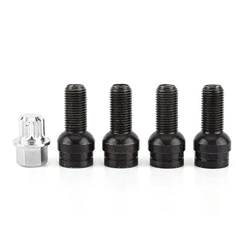Universal Stahl Radschraube Radschrauben Kontermutter & Kontermutter Satz mit Schlüssel Für 4 + 1 M14 * 1,5MM, Fahrzeuginnenraum Universal Stahl Radschraube Radschrauben Kontermutter & Kontermutter Satz mit Schlüssel Für 4 + 1 M14 * 1,5MM, Fahrzeuginnenraum von Bediffer
