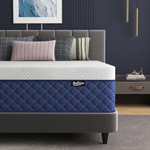 Bednew Matratze 120 x 190cm, Federkernmatratze H3 Höhe 31cm 7-Zonen Orthopädische Taschenfederkernmatratze mit Comfort Memory-Schaum Schicht von Bednew