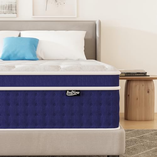 Bednew Matratze 120 x 200cm, 36cm Federkernmatratze H3 Höhe 7-Zonen Orthopädische Taschenfederkernmatratze mit Comfort Memory-Schaum Schicht,Öko-Tex Zertifiziert, 101Nächte Probeschlafen von Bednew