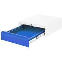 Bedrunka+Hirth Unterbauschrank mit 1 Schublade für Arbeitsplatzsystem Tisch, HxBxT 140 x 370 x 400 mm, lichtblau von Bedrunka+Hirth