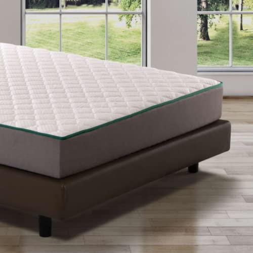 Bedshire Essential Matratze für Einzelbett, 80 x 190 cm, orthopädischer Memory-Schaum, 23 cm, Bezug aus Baumwolle und atmungsaktivem Stoff, hergestellt in Italien von Bedshire