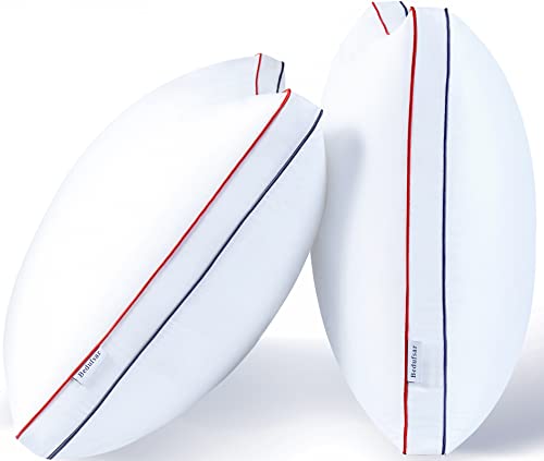 Bedufsar Bettkissen zum Schlafen, Queen-Size-Kissen, Hotelqualität, 2er-Set, feste und stützende Zwickelkissen für Seiten- und Rückenschläfer, kühlende Alternative, flauschig, weich, 50,8 x 76,2 cm Bedufsar Bettkissen zum Schlafen, Queen-Size-Kissen, Hotelqualität, 2er-Set, feste und stützende Zwickelkissen für Seiten- und Rückenschläfer, kühlende Alternative, flauschig, weich, 50,8 x 76,2 cm von Bedufsar