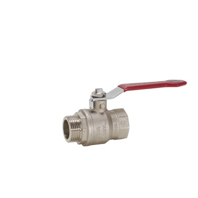 Kugelhahn 990.1, voll, Messing (CW617N), PN 40 bar, IG G1.1/2", AG G 1.1/2" von Bee