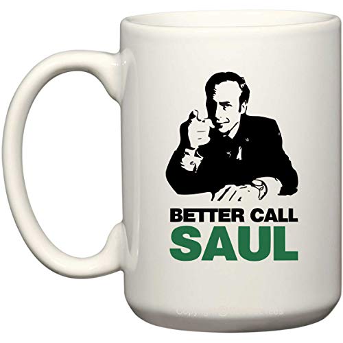 BETTER CALL SAUL - Breaking Bad - Funny Coffee or Tea Cup 15 oz Mug by BeeGeeTees (15 OZ) by BeeGeeTees von BeeGeeTees