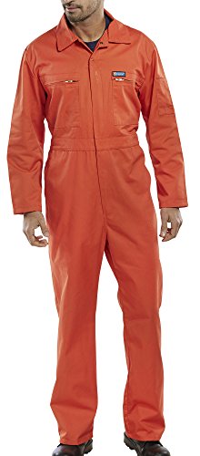 B-Super Click Workwear Kesselanzug Orange 44 von BeeSwift