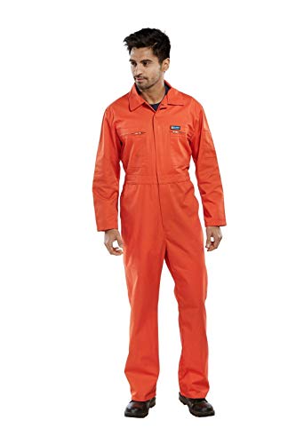 B-Super Click Workwear Kesselanzug Orange 44 von Beeswift