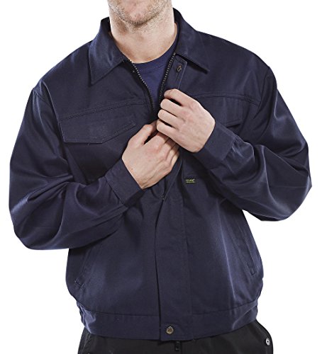 ClickHeavyweight Herren Arbeitsjacke Gr. 50, Blau - Navy von Beeswift