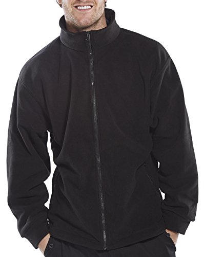 Clickworkwear Fleece Jacket Black Large von BeeSwift