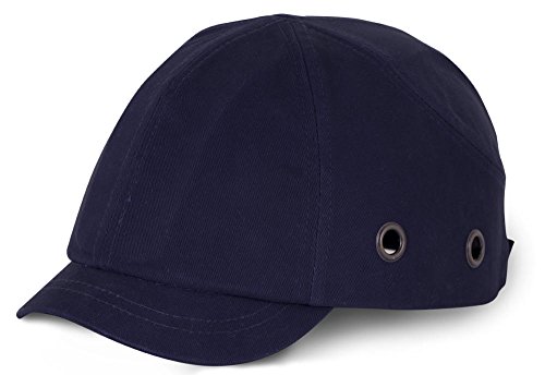 Kurz Peak Sicherheit Baseball Cap, marineblau, 1 von Beeswift