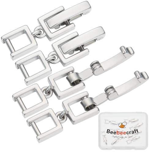 Beebeecraft 1 Box 10 Stück Silberfarbene Faltverschluss Verlängerung Messing Kleine Bastelarbeiten Faltverschluss Metall Schmuckzubehör Verlängerungsverschlüsse Für Die Schmuckherstellung Armbänder Beebeecraft 1 Box 10 Stück Silberfarbene Faltverschluss Verlängerung Messing Kleine Bastelarbeiten Faltverschluss Metall Schmuckzubehör Verlängerungsverschlüsse Für Die Schmuckherstellung Armbänder von Beebeecraft