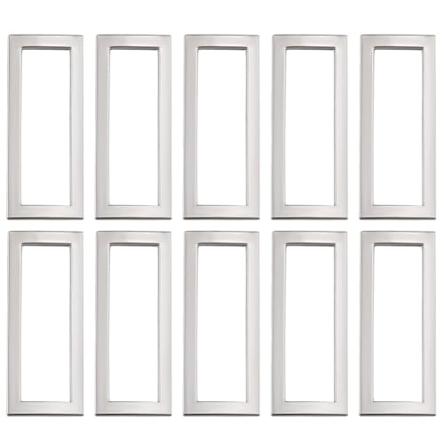 Beebeecraft 1 Box 16 Stück Rechteckige Ringe Schnalle Zinklegierung Silberfarben Nahtlose Quadratische Ringe Für Taschen Geldbörsen Nicht Verschweißte Schlaufengurte Gurtbänder Gürtelringe Zubehör Beebeecraft 1 Box 16 Stück Rechteckige Ringe Schnalle Zinklegierung Silberfarben Nahtlose Quadratische Ringe Für Taschen Geldbörsen Nicht Verschweißte Schlaufengurte Gurtbänder Gürtelringe Zubehör von Beebeecraft