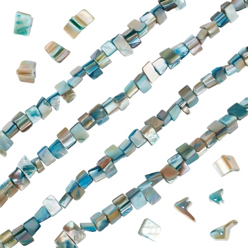 Beebeecraft 1 Box Mit 4 Strängen Natürlicher Süßwasser Muschelperlen Hellseegrüne Muschel Charm Perlen Zum Selbermachen Basteln von Schmuck Halsketten Und Armbändern. von Beebeecraft