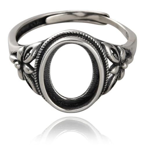 Beebeecraft 1 Box Verstellbare Fingerring Zubehör Sterlingsilber Schmetterlings Lünette Cup Ringfassungen Mit 12x9mm Tabletts Für Selbstgemachte Ringe Kunsthandwerk Beebeecraft 1 Box Verstellbare Fingerring Zubehör Sterlingsilber Schmetterlings Lünette Cup Ringfassungen Mit 12x9mm Tabletts Für Selbstgemachte Ringe Kunsthandwerk von Beebeecraft