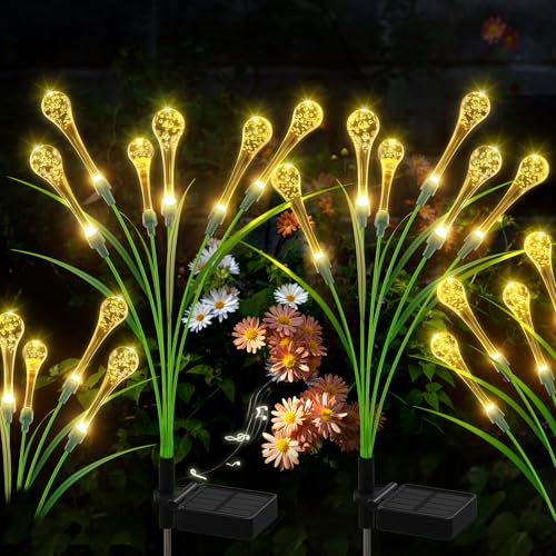 Solarlampen für Außen Garten, 2 Stück 6LED Tropfenförmige Garten Solarleuchten für Außen, Neu Aufgerüstet Optional Modi Swaying Light Gartenbeleuchtung für Rasen Gehweg Balkon Dekorative Solarlampen für Außen Garten, 2 Stück 6LED Tropfenförmige Garten Solarleuchten für Außen, Neu Aufgerüstet Optional Modi Swaying Light Gartenbeleuchtung für Rasen Gehweg Balkon Dekorative von Beedove