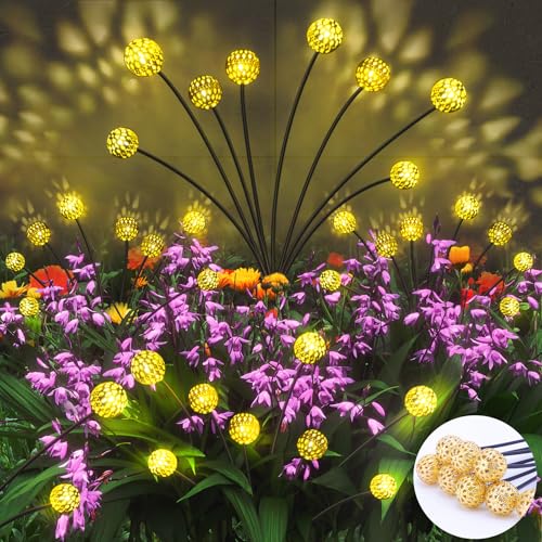 Solarlampen für Außen Garten, 2 Stück 8LED Glühwürmchen Swaying Solarleuchten Neu Aufgerüstet Optional Modi Garten Solarleuchten für Außen für Gartendeko Pathway Yard Patio Dekoratives Solarlampen für Außen Garten, 2 Stück 8LED Glühwürmchen Swaying Solarleuchten Neu Aufgerüstet Optional Modi Garten Solarleuchten für Außen für Gartendeko Pathway Yard Patio Dekoratives von Beedove
