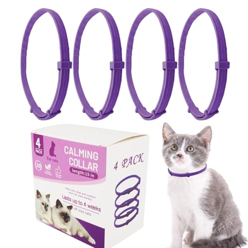 Beedozo Pheromone Katzen Beruhigende Halsbänder Katze Calming Collar Cat Catcomfort Starters-Kit Lindern Stress Und Angstlinderung Verstellbare Anti Stress Katzenhalsband Ruhiges Beedozo Pheromone Katzen Beruhigende Halsbänder Katze Calming Collar Cat Catcomfort Starters-Kit Lindern Stress Und Angstlinderung Verstellbare Anti Stress Katzenhalsband Ruhiges von Beedozo