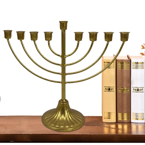 Chanukkaleuchter Zweige Kerzenhalter Chanukka-Menora Chanukka Kerzenhalter Übergangsklassischer Menora Kerzenhalter Abnehmbarer Anti-Fade-Kerzenständer Metall Menora Chanukkaleuchter Zweige Kerzenhalter Chanukka-Menora Chanukka Kerzenhalter Übergangsklassischer Menora Kerzenhalter Abnehmbarer Anti-Fade-Kerzenständer Metall Menora von Beedozo