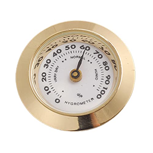 Beedozo Zigarren-Hygrometer Hygrometer Für Zigarrenkisten - 28 Mm Zigarren Feuchtigkeitsdetektor, Mechanischer Runder Hygrometer Feuchtigkeitsmesser Für Schrankdosen Beedozo Zigarren-Hygrometer Hygrometer Für Zigarrenkisten - 28 Mm Zigarren Feuchtigkeitsdetektor, Mechanischer Runder Hygrometer Feuchtigkeitsmesser Für Schrankdosen von Beedozo