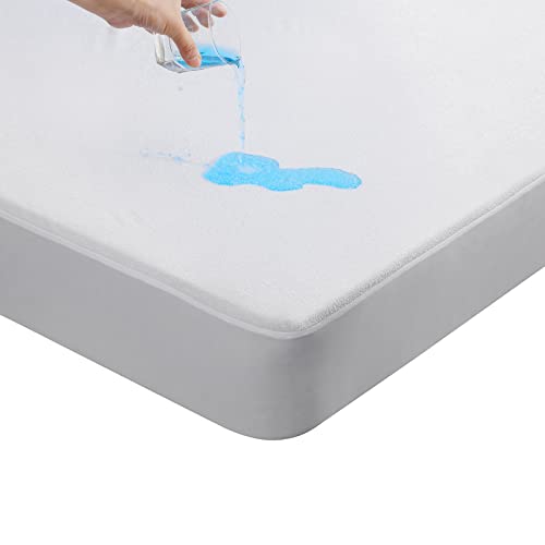 Beedsooth Bambus Matratzenschoner 70 x 140 Baby Wasserdicht，Hautfreundlich und hypoallergener，Zertifiziertes Oeko-TEX， Anti Milben Nässeschutz 70 x 140 cm Babybett Matratzenschutz von Beedsooth