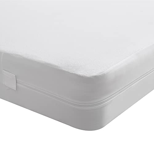 Beedsooth Anti Milben Matratzenbezug 135x190x25cm mit Reißverschluss Wasserdichter Milbenbezug Matratze 135x190cm Encasing Milbenschutzbezug für Allergiker von Beedsooth