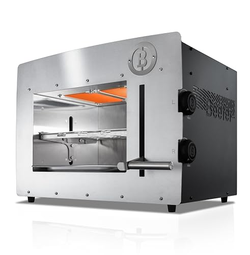 Beefer I E-Beefer XL – Elektrischer 800 °C Oberhitzegrill I Indoor-Zulassung I Elektro-Oberhitzegrill I Aufheizzeit unter 5 Minuten von Beefer