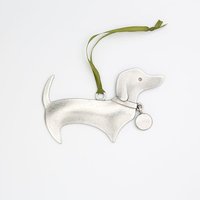 Dackel Weihnachtsbaum Urlaub Ornament von BeehiveHandmadeLLC