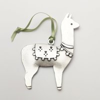 Lama Weihnachtsbaum Urlaub Ornament Lama Weihnachtsbaum Urlaub Ornament von BeehiveHandmadeLLC