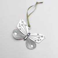 Schmetterling Weihnachtsbaum Urlaub Ornament von BeehiveHandmadeLLC