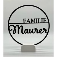 Türschild Name Personalisiert von BeeinDruckend3D