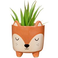 Sass & Belle Mini-Übertopf Auf Beinen "Fuchs" Mini Blumentopf Pflanztopf Mini-Planter von BeekeepersKreationen