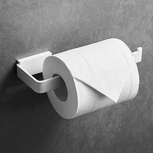 Beelee Toilettenpapierhalter für Bad Wandmontage Klopapierhalter SUS304 Edelstahl Rollenhalter, weiß lackiert, BA19304W von Beelee