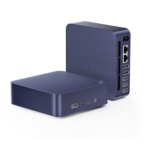 Beelink Mini PC, EQ12 Intel 12th Gen N100(bis zu 3.4GHz) 4C/4T, Mini Computer 16GB DDR5 RAM 500GB SSD, Desktop PC Triple Display USB-C&Dual HDMI 4K 60Hz/Dual 2.5Gbps/WiFi6/BT5.2/Grau von Beelink