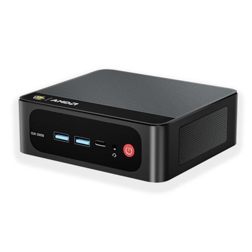 Beelink Mini PC AMD Ryzen 7 5825U(8C/16T,bis zu 4.5 GHz), SER5 Pro Mini Computer 32GB DDR4 1TB M.2 2280 PCIe3.0 SSD, 4K@60Hz Triple Output/WiFi 6/BT5.2/HDMI/DP/Type-C von Beelink