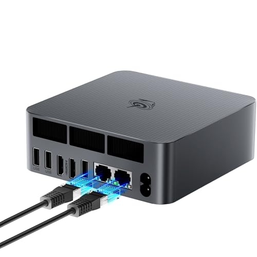 Beelink Mini PC EQR7, AMD Ryzen 7 7735U (8C/16T bis zu 4,55 GHz), 32GB LPDDR5 RAM 1TB PCIe4.0 SSD, Mini Computer Windows 11 Pro, 4K-Dual-Display, integriertes Netzteil, Dual 1000M LAN/WiFi6/BT5.2 von Beelink