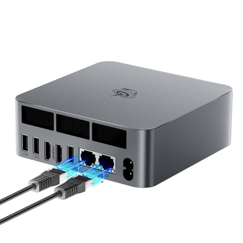 Beelink Mini PC EQi12, Intel Core i5 12450H (bis zu 4,4 GHz), 32GB DDR4 RAM 1TB M.2 PCIe4.0 SSD, 4K Dual HDMI/Dual Gigabit Ethernet/WiFi 6/BT5.2/Office Mini Desktop Computer von Beelink