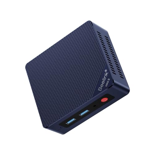 Beelink Mini S12 Pro Mini PC, Intel 12th Gen Alder Lake-N100(bis zu 3.4GHz), 16GB DDR4 RAM 500GB SSD, Desktop Computer Unterstützung 4K Dual Display/USB3.2/WiFi 6/BT5.2/Gigabit Ethernet von Beelink