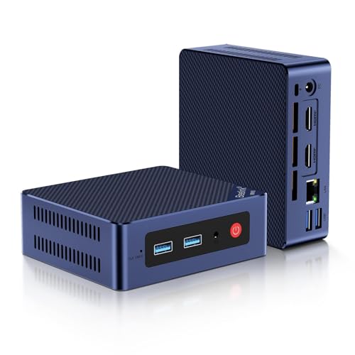 Beelink Mini S13 Mini PC, Intel Twin Lake-N150(bis zu 3.6GHz), 16GB DDR4 RAM 500GB M.2 SSD, Desktop Computer Unterstützung 4K Dual Display/USB3.2/WiFi 6/BT5.2/Gigabit Ethernet von Beelink
